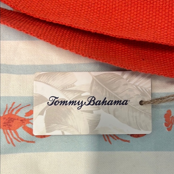 Striped Lobster 🦞 Canvas Tote Bag with Bag Charm ♻️ - Picture 3 of 9